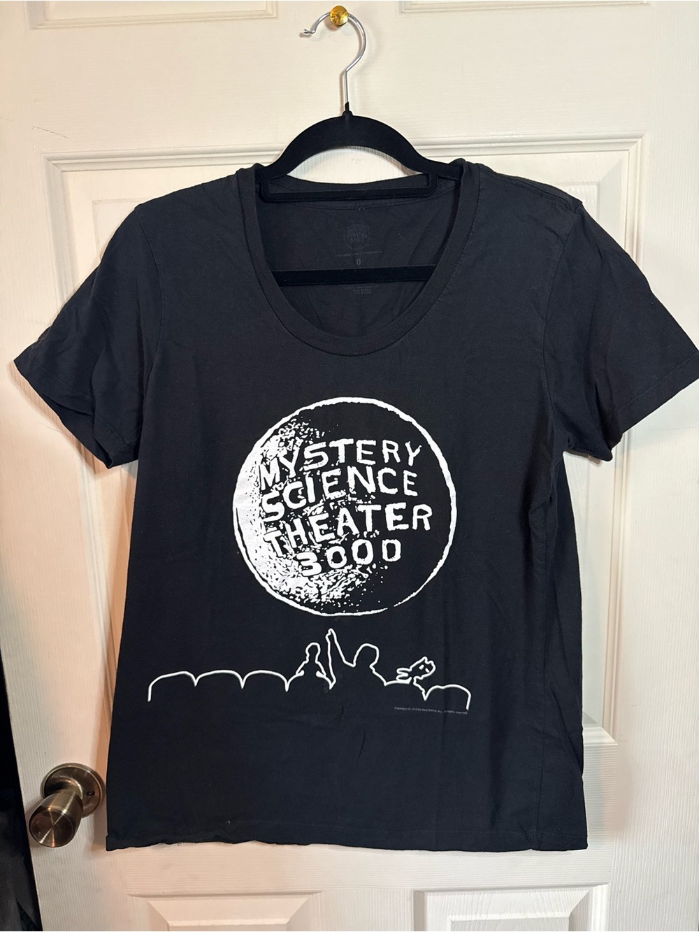 Mystery Science Theater 3000 Black Graphic T-Shirt Unisex Size 0